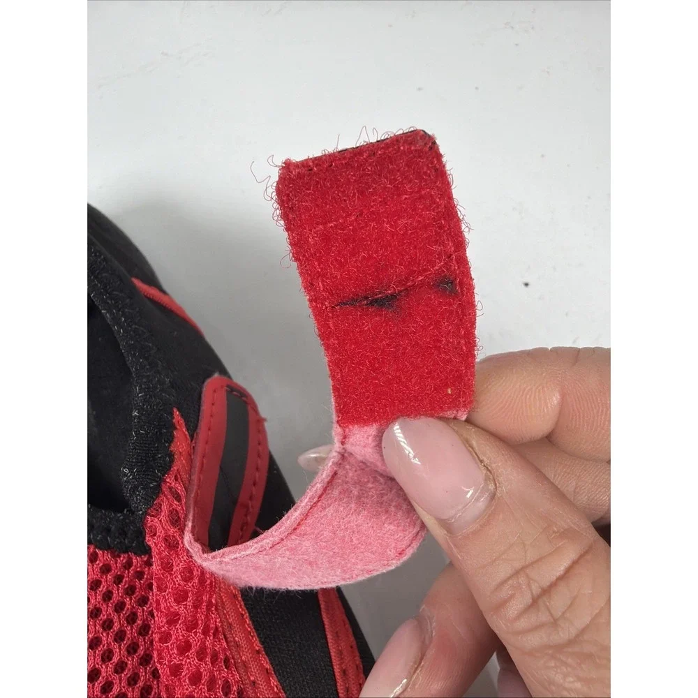 Boy's Size 1 Black and Red Water Shoes